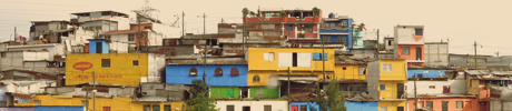 Armer Stadtteil in Guatemala City